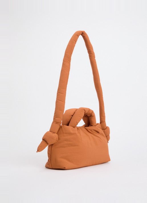 Ölend Mini Ona crossbodytas met afneembare schouderriem - achterkant 5 oranjebruin