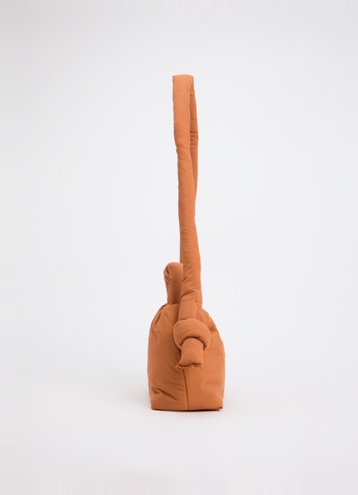 Ölend Mini Ona crossbodytas met afneembare schouderriem - detail 2 oranjebruin