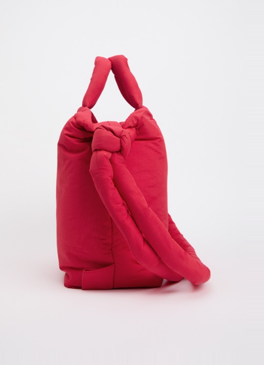 Ölend Ona gewatteerde crossbodytas - detail 2 koraalrood
