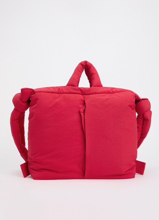 Ölend Ona gewatteerde crossbodytas - voorkant 5 koraalrood