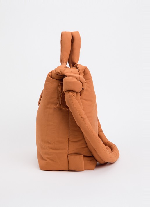 Ölend Ona gewatteerde crossbodytas - detail 3 donkeroranje