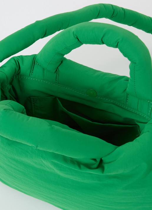 Ölend The Mini Ona handtas met afneembare schouderriem  - detail groen