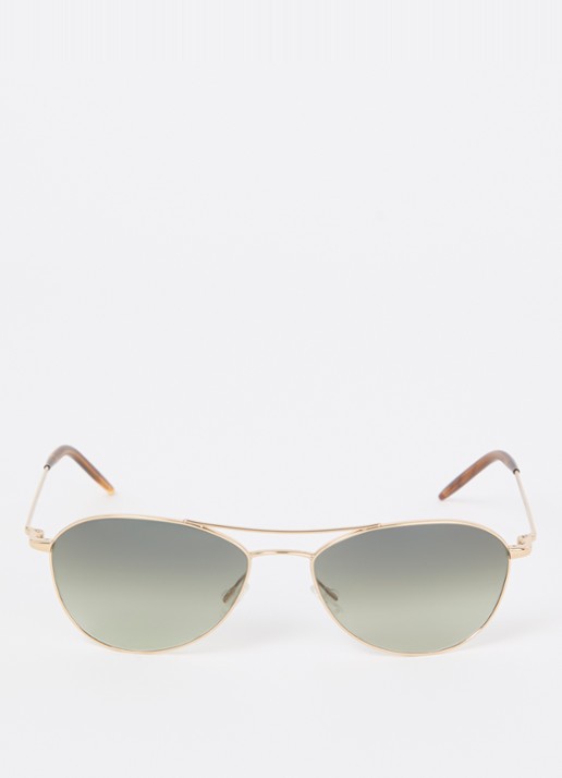 Oliver Peoples Piloten zonnebril OV1358S - detail goud
