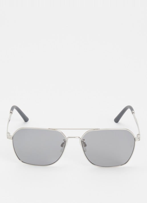 Oliver Peoples R-17 zonnebril OV1377S - detail 2 zilver