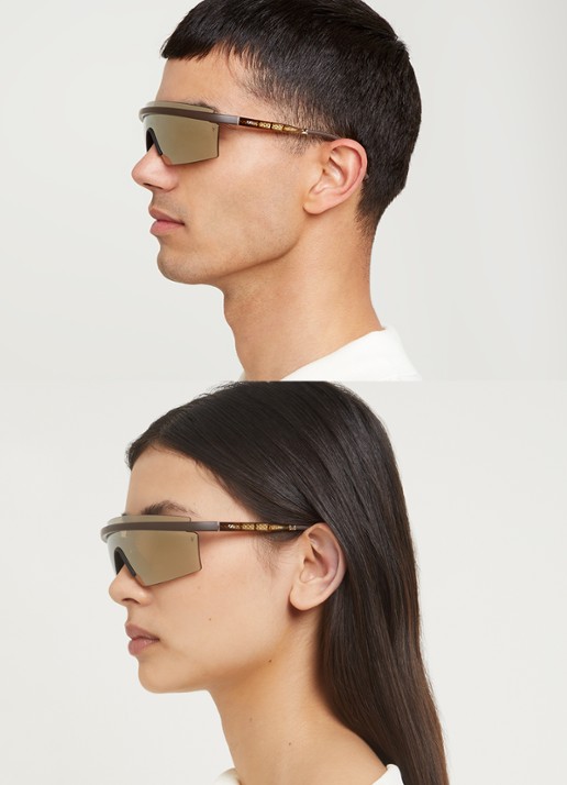 Oliver Peoples R-4 zonnebril OV5556S - voorkant 2 bruin