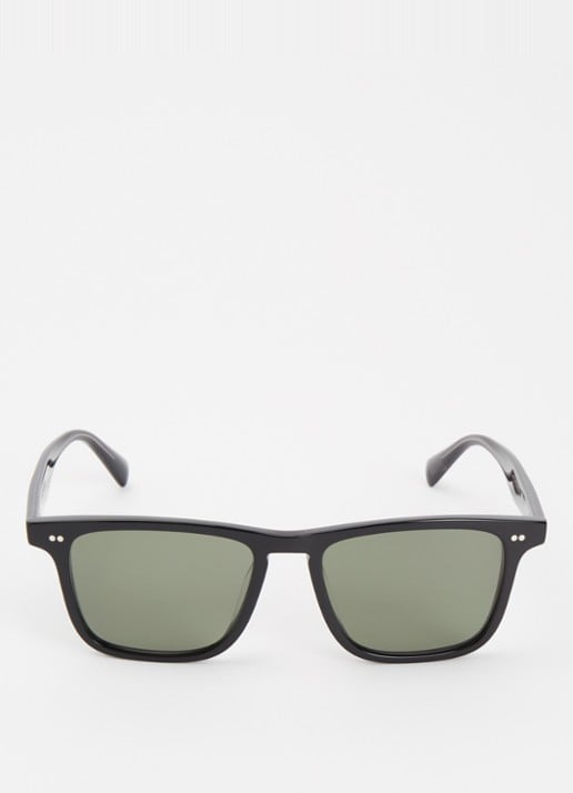 Oliver Peoples Wayfarer zonnebril gepolariseerd OV5629SU - detail 2 zwart