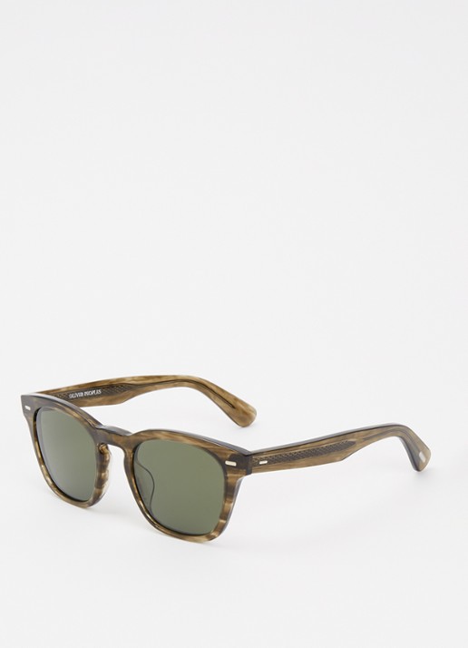 Oliver Peoples Wayfarer zonnebril OV5632SU - voorkant olijfgroen