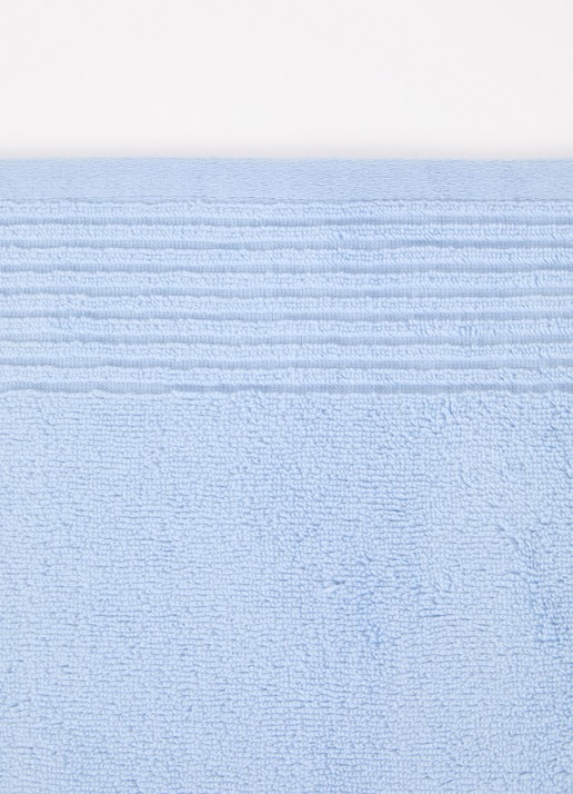 Olivier Desforges Alizee badhanddoek  - 450 gr/m² - 100 x 50 cm - detail 3 lichtblauw