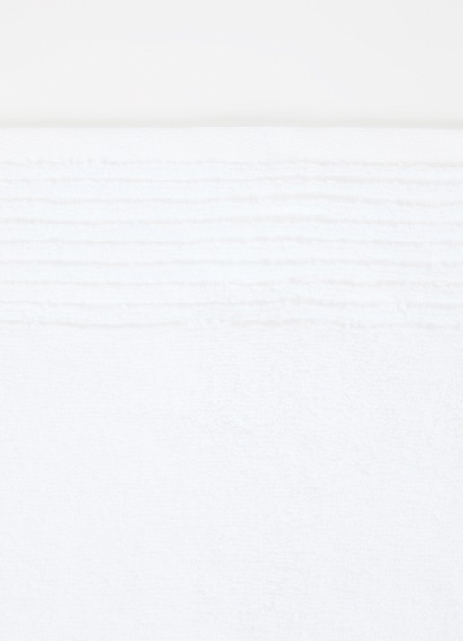 Olivier Desforges Alizee badhanddoek  - 450 gr/m² - 100 x 50 cm - detail wit