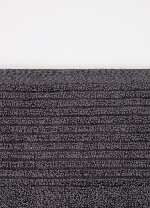 Olivier Desforges Alizee badlaken - 450 gr/m² - 100 x 150 cm - detail 2 donkergrijs