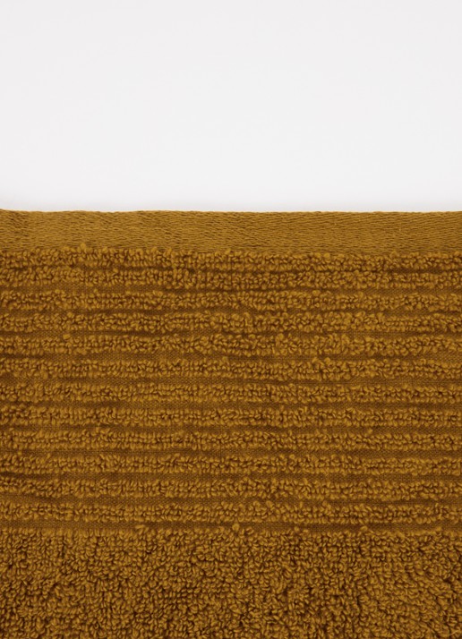 Olivier Desforges Alizee badlaken - 450 gr/m² - 100 x 150 cm - detail 3 mosterd