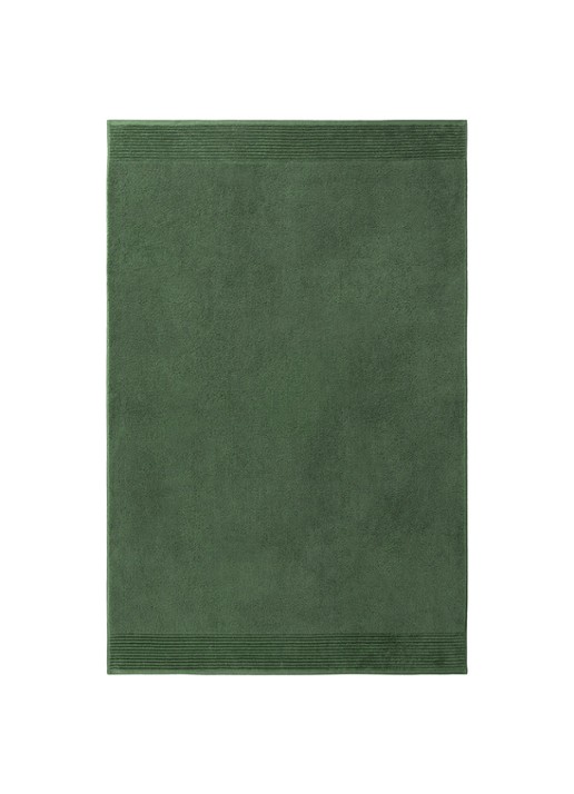 Olivier Desforges Alizee badlaken - 450 gr/m² - 100 x 150 cm - voorkant olijfgroen