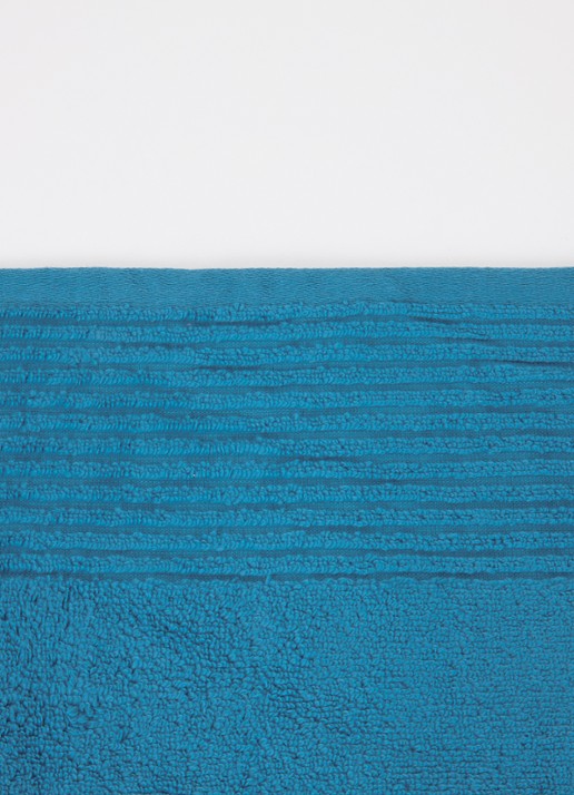 Olivier Desforges Alizee badlaken - 450 gr/m² - 100 x 150 cm - detail 3 aquablauw