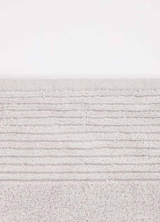 Olivier Desforges Alizee badlaken - 450 gr/m² - 100 x 150 cm - detail 3 lichtgrijs