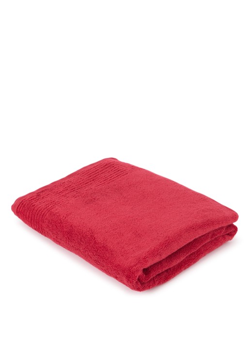 Olivier Desforges Alizee badlaken - 450 gr/m² - 100 x 150 cm - voorkant rood