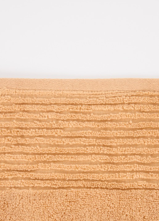 Olivier Desforges Alizee badlaken - 450 gr/m² - 100 x 150 cm - detail 3 abrikoos