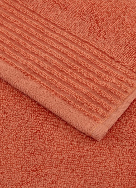 Olivier Desforges Alizee badlaken - 450 gr/m² - 100 x 150 cm - achterkant 5 oranje