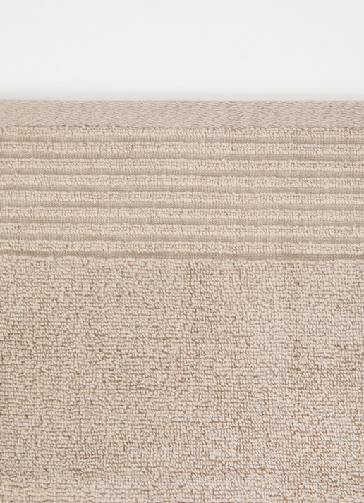 Olivier Desforges Alizee gastendoek - 450 gr/m² - 40 x 60 cm - detail 3 taupe