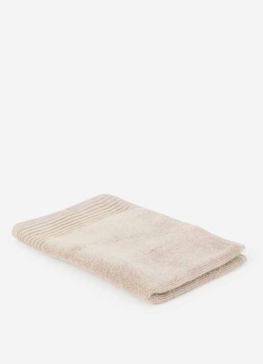Olivier Desforges Alizee gastendoek - 450 gr/m² - 40 x 60 cm - voorkant taupe