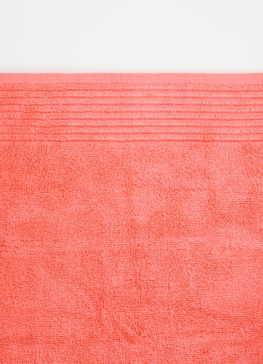 Olivier Desforges Alizee gastendoek - 450 gr/m² - 40 x 60 cm - detail koraalroze