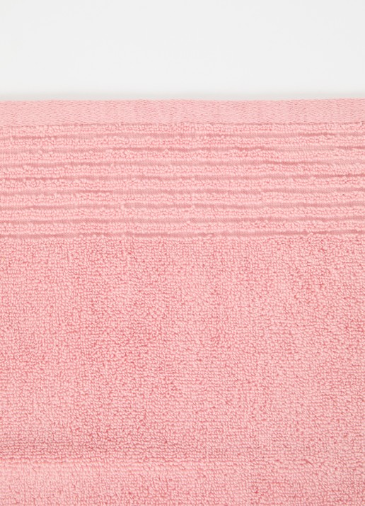 Olivier Desforges Alizee gastendoek - 450 gr/m² - 40 x 60 cm - detail zalmroze