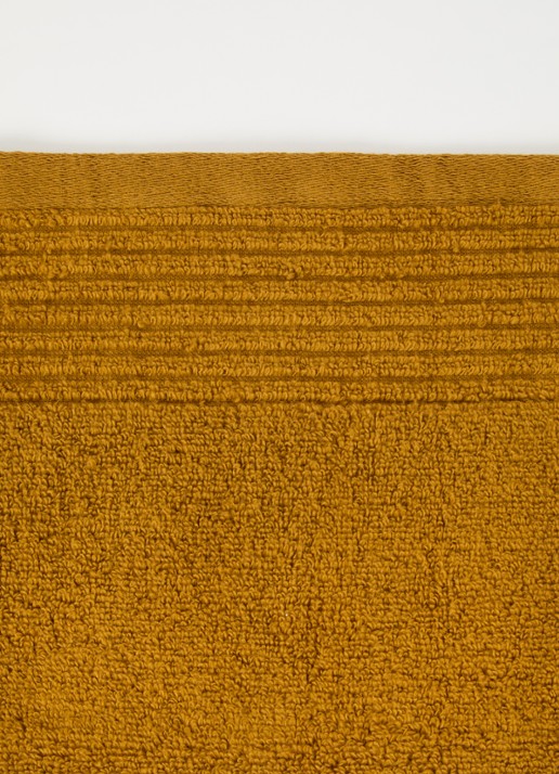 Olivier Desforges Alizee gastendoek - 450 gr/m² - 40 x 60 cm - detail mosterd