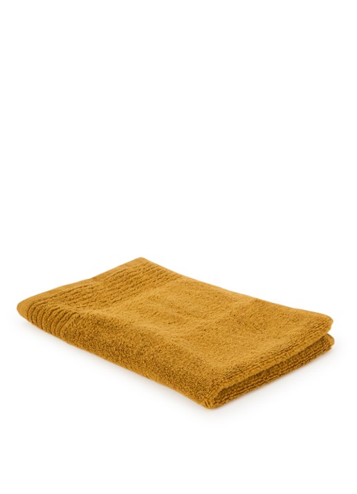 Olivier Desforges Alizee gastendoek - 450 gr/m² - 40 x 60 cm - voorkant 2 mosterd