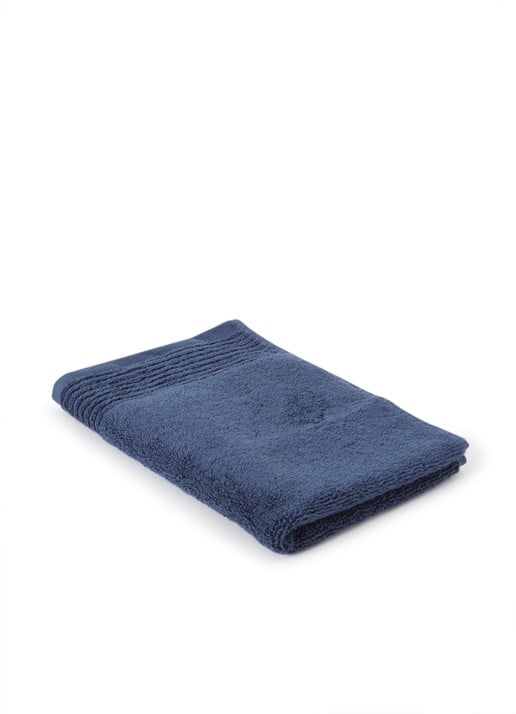 Olivier Desforges Alizee gastendoek - 450 gr/m² - 40 x 60 cm - voorkant donkerblauw