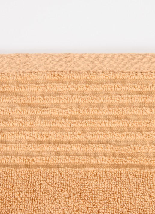 Olivier Desforges Alizee gastendoek - 450 gr/m² - 40 x 60 cm - detail abrikoos
