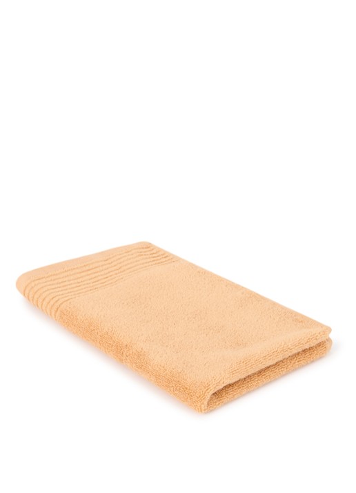 Olivier Desforges Alizee gastendoek - 450 gr/m² - 40 x 60 cm - voorkant 2 abrikoos