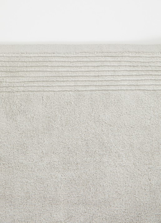 Olivier Desforges Alizee gastendoek - 450 gr/m² - 40 x 60 cm - detail lichtgrijs
