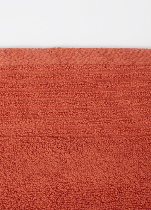 Olivier Desforges Alizee gastendoek - 450 gr/m² - 40 x 60 cm - detail kastanjebruin