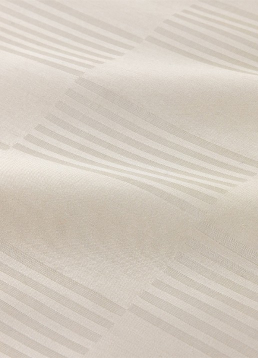 Olivier Desforges Damier laken - achterkant creme