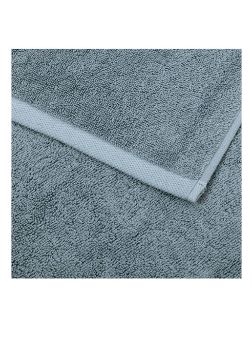 Olivier Desforges Ma Douce badhanddoek 600 gr/m2 - 40 x 60 cm - achterkant staalblauw