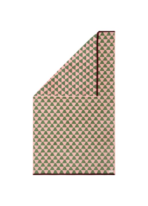Olivier Desforges Mascaron strandlaken - 400 gr/m² - 90 x 160 cm - voorkant 2 beige