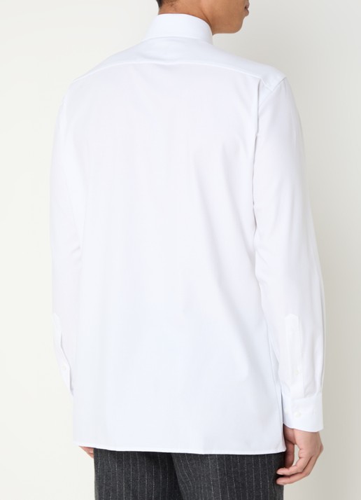 Olymp Luxor modern fit overhemd met stretch - achterkant wit