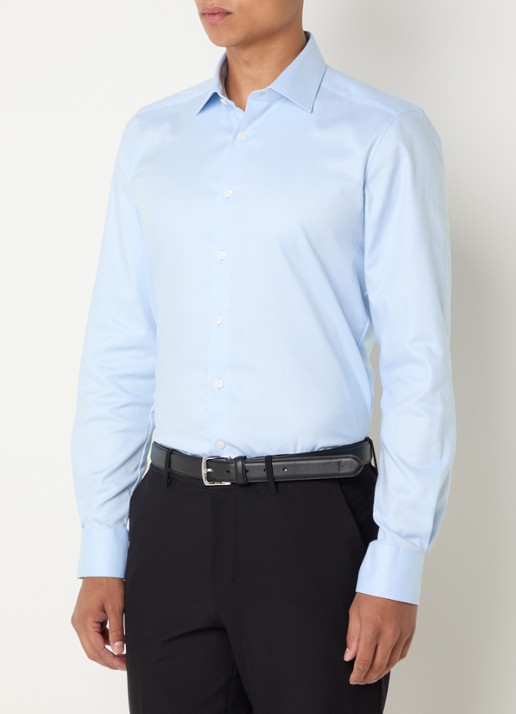 Olymp Slim fit overhemd met microdessin