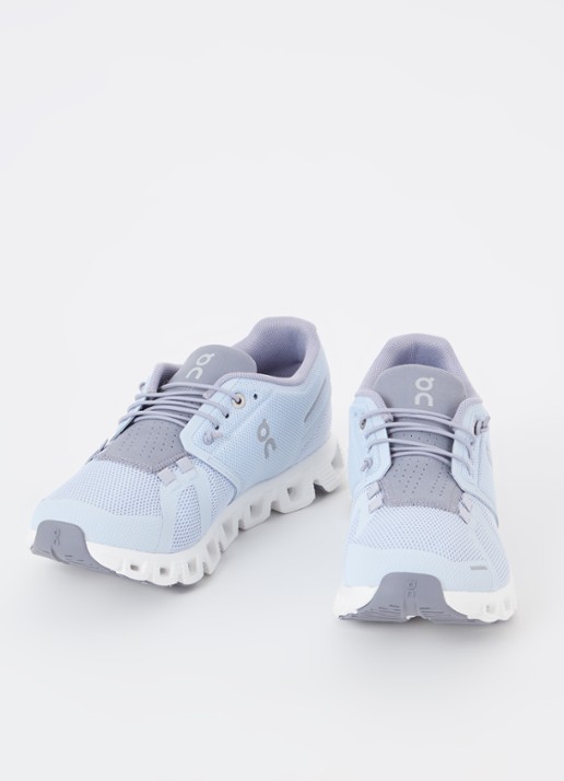 On Cloud 5 sneaker met mesh details - detail 2 lila