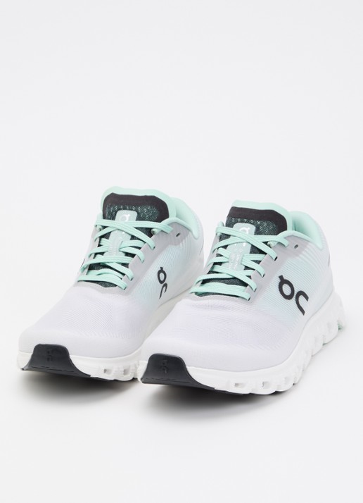 On Cloud 6 Push sportschoen van mesh met logo  - detail 2 lichtblauw