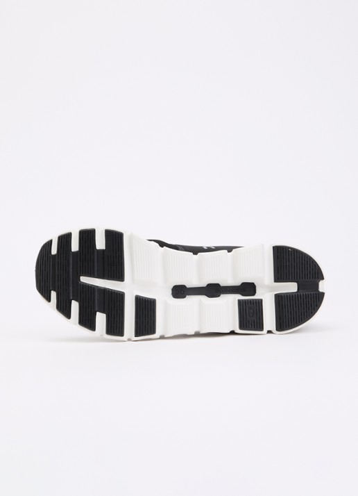 On Cloud 6 sneaker met gebreid bovenwerk - detail 3 zwart