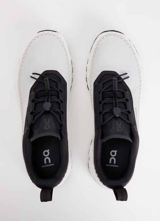 On Cloudaway 2 sneaker met structuur en borduring - detail 3 zwart