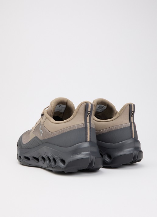 On Cloudhorizon 2 WP sneaker met gebreid bovenwerk en logo - achterkant 5 zand