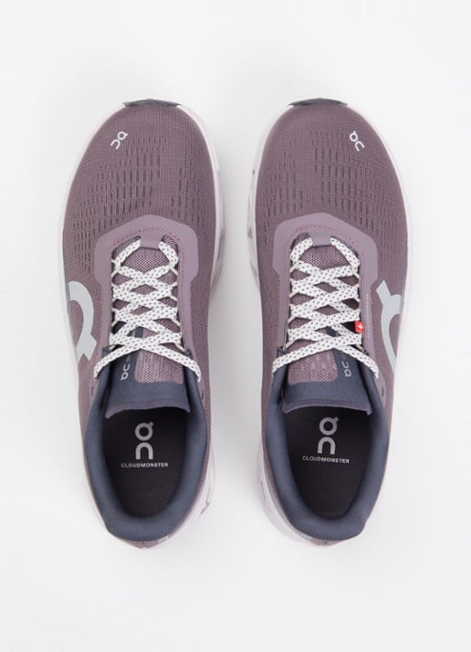 On Cloudmonster sneaker met mesh details - detail 4 paars