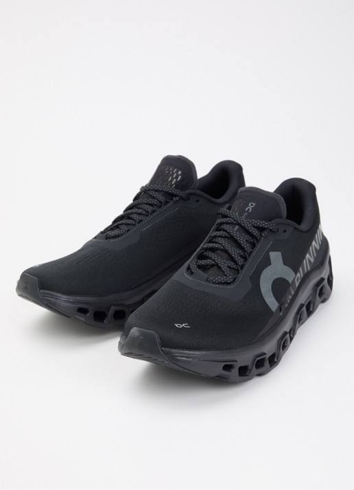 On Cloudmonster sneaker van mesh met logo - detail 3 zwart