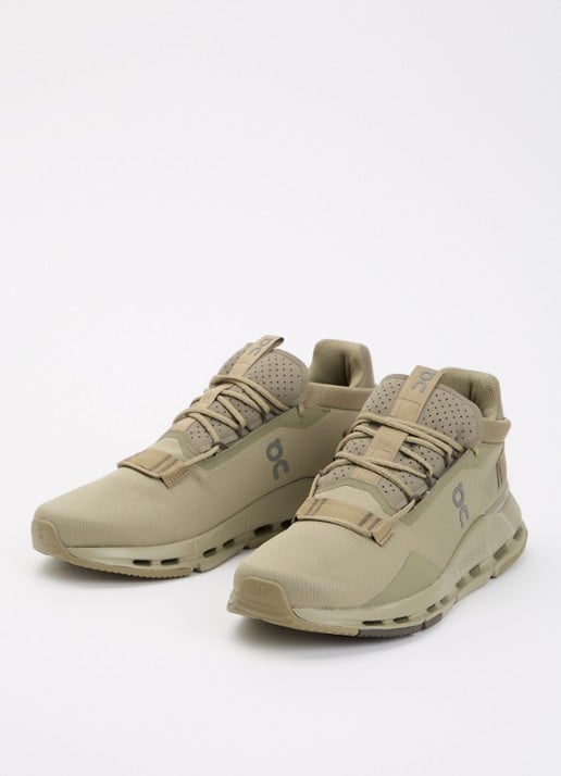 On Cloudnova 2 sneaker met logo - detail 2 bronsgroen