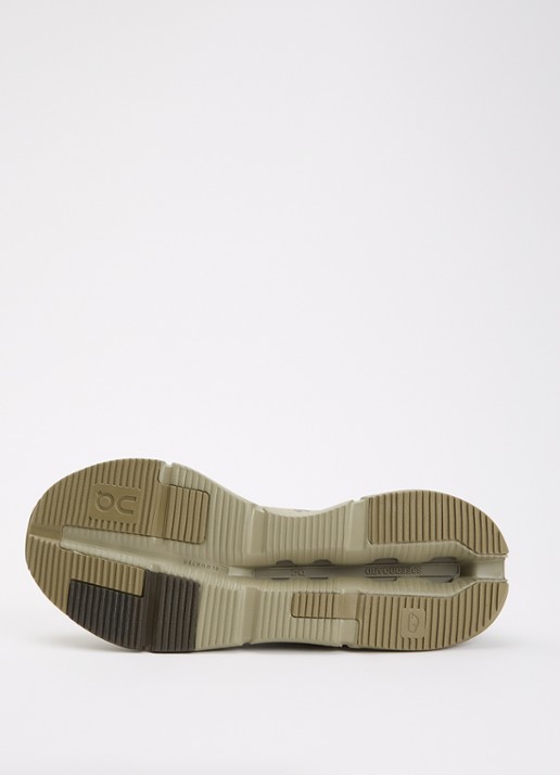 On Cloudnova 2 sneaker met logo - detail 4 bronsgroen