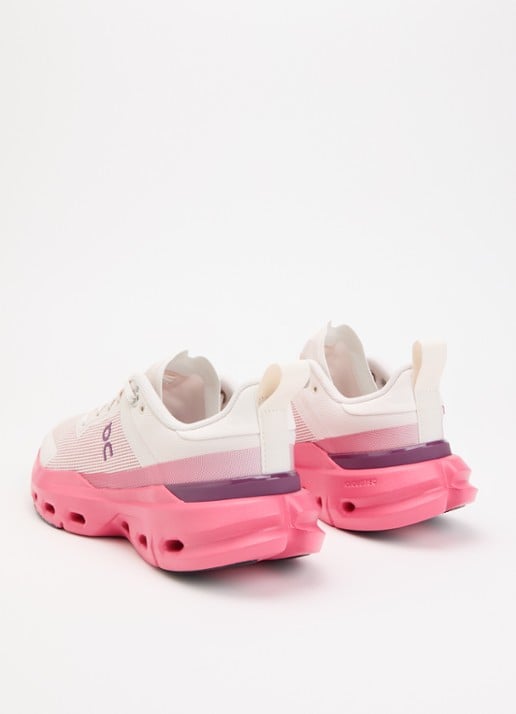 On Cloudpulse Next sneaker van mesh met logo - achterkant 5 roze