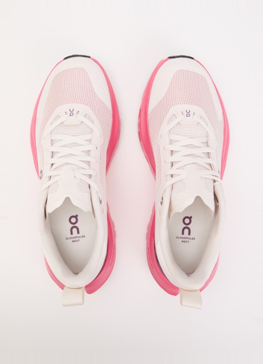 On Cloudpulse Next sneaker van mesh met logo - detail 2 roze