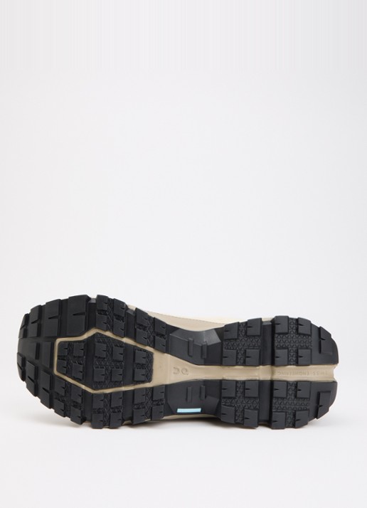 On Cloudrock sneaker met gebreid bovenwerk en logo - detail 3 vanillegeel