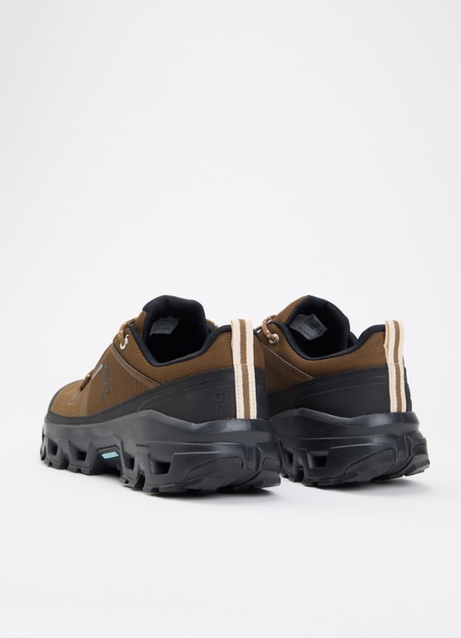 On Cloudrock sneaker van mesh met logo - achterkant 2 bruin